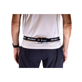 Ceinture porte dossard RUSH Basic Race belt Black avec 3 points