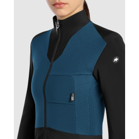 ASSOS DYORA R 3/3 Jacket S11 - Petrol Blue - Veste Cycliste Hiver Femme