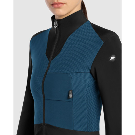 ASSOS DYORA R 3/3 Jacket S11 - Petrol Blue - Veste Cycliste Hiver Femme | Planetecycle