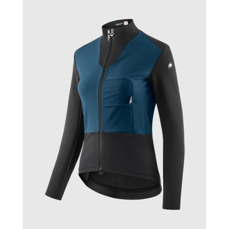 ASSOS DYORA R 3/3 Jacket S11 - Petrol Blue - Veste Cycliste Hiver Femme | Planetecycle