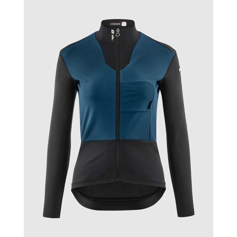 ASSOS DYORA R 3/3 Jacket S11 - Petrol Blue - Veste Cycliste Hiver Femme | Planetecycle