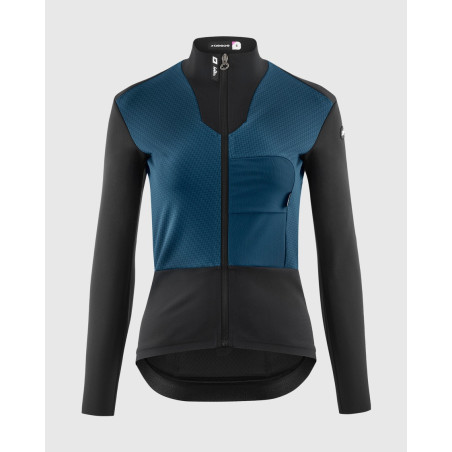 ASSOS DYORA R 3/3 Jacket S11 - Petrol Blue - Veste Cycliste Hiver Femme | Planetecycle