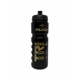 Bidon TRIATHLON RUSH - Black Shiny GOLD - 750ml