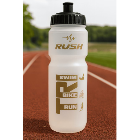 Bidon TRIATHLON RUSH - CLEAR GOLD SHINY - 750ml | Planetecycle