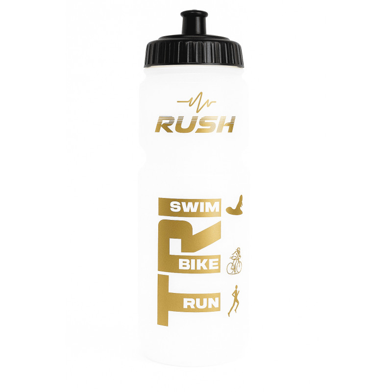 Bidon TRIATHLON RUSH - CLEAR GOLD SHINY - 750ml | Planetecycle
