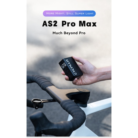 Mini Pompe électrique CYCPLUS AS2 PRO MAX - Mini compresseur pour gonflage rapide toutes valves | Planetecycle