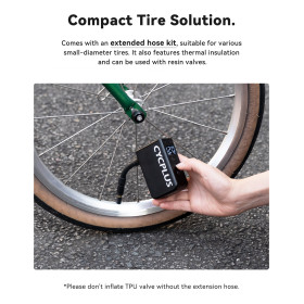 Mini Pompe électrique CYCPLUS AS2 PRO MAX  - Mini compresseur pour gonflage rapide toutes valves