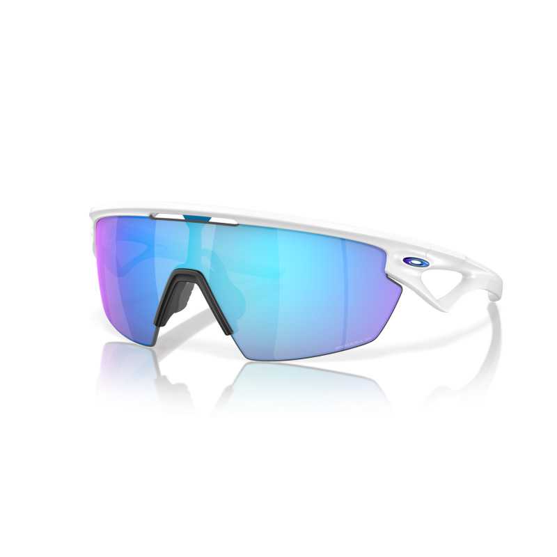 OAKLEY SPHAERA Monture matte white Verres prizm sapphire polarized - OO9403-0236 - Lunettes solaires | Planetecycle