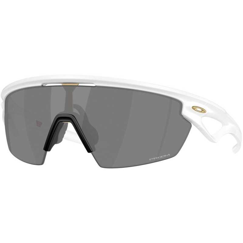 OAKLEY SPHAERA Players Collection Blanc Mat Verres Prizm Noir - OO9403-2436 - Lunettes solaires | Planetecycle