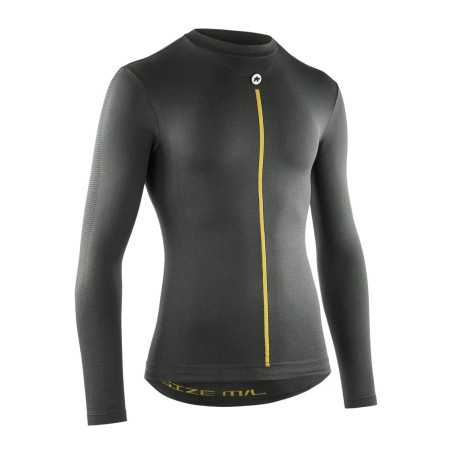 ASSOS SPRING FALL SS SKIN LAYER P1 ANTHRACITE GREY - Sous vetement Cycliste manches longues | Planetecycle