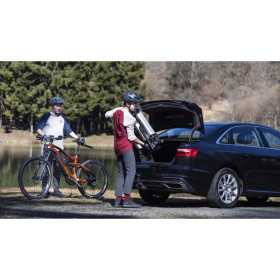 PORTE-VÉLO XLC VC-C08 ALMADA WORK-E PLIABLE POUR 2 E-BIKES AVEC ADAPTATEUR POUR CADRE
