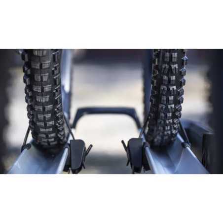 PORTE-VÉLO XLC VC-C08 ALMADA WORK-E PLIABLE POUR 2 E-BIKES AVEC ADAPTATEUR POUR CADRE | Planetecycle