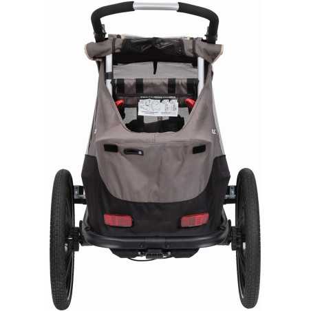 REMORQUE ENFANT XLC MONO S 20" GRIS - BEIGE - ANTHRACITE | Planetecycle