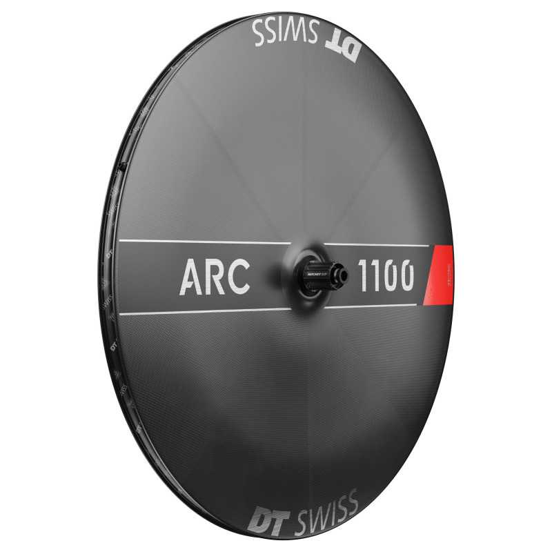 DT Swiss ARC 1100 DICUT DISC - Roue arrière Lenticulaire Tubeless carbone freinage Disc Center lock CL | Planetecycle