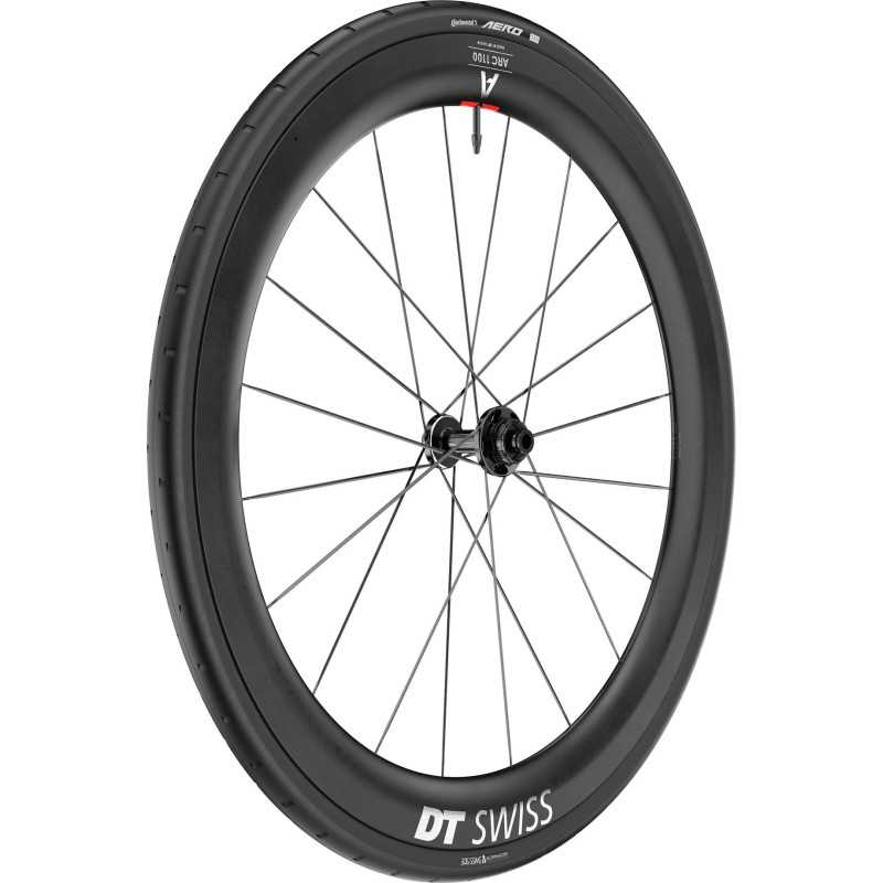 DT Swiss ARC 1100 DICUT DISC 55mm - Roue avant Tubeless carbone freinage Disc Center lock CL - Nouveauté 2026 | Planetecycle