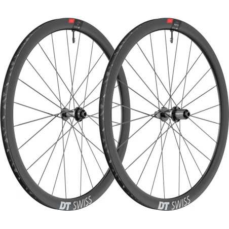 DT Swiss ARC 1100 DICUT DISC 38mm - Paire de Roues carbone freinage Disc Center lock CL - Nouveauté 2026 (nouvelle génération) | Planetecycle