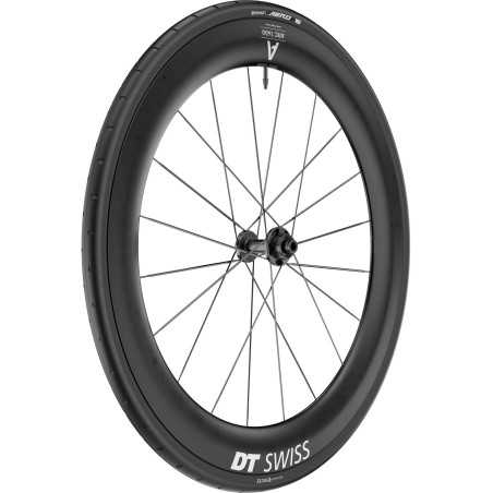 DT Swiss ARC 1400 DICUT DISC 65mm - Roue avant Tubeless carbone freinage Disc Center lock CL | Planetecycle