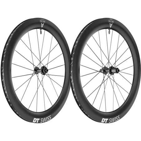 DT Swiss ARC 1400 DICUT DISC 65mm - Paire de Roues carbone freinage Disc Center lock CL | Planetecycle