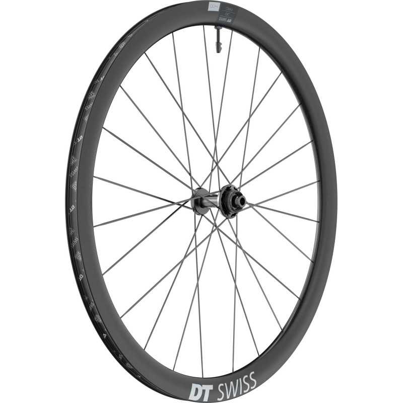 DT Swiss ARC 1400 DICUT DISC 38mm - Roue avant Tubeless carbone freinage Disc Center lock CL | Planetecycle