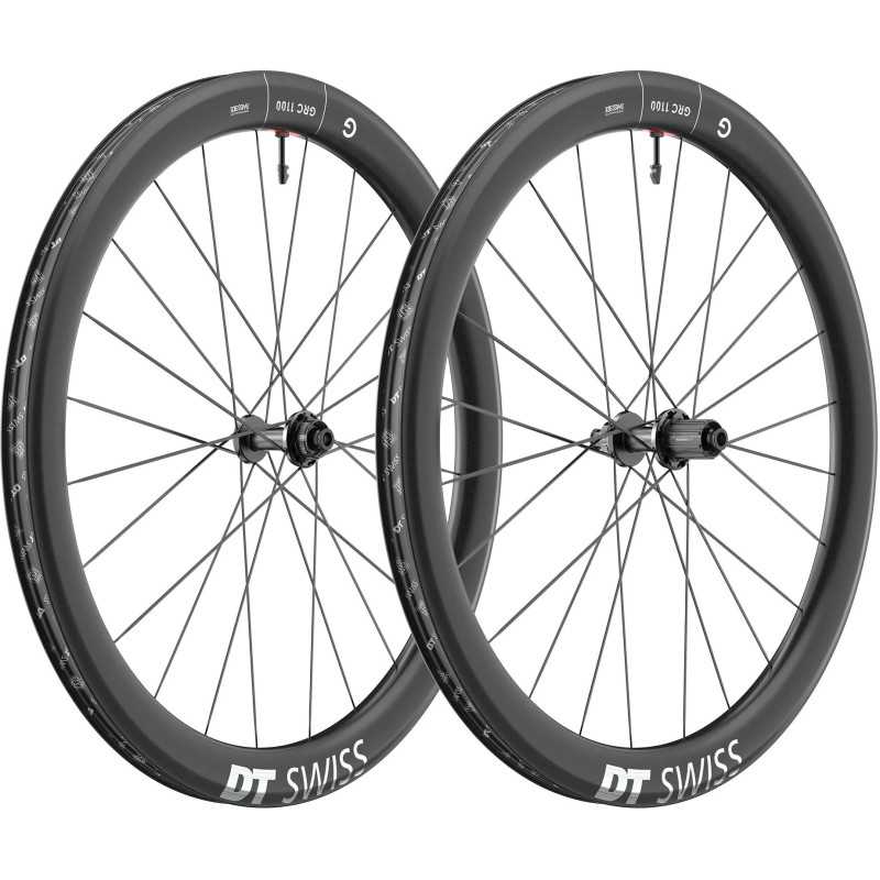 DT Swiss GRC 1100 DICUT DISC 50mm - Paire de Roues carbone GRAVEL freinage Disc Center lock CL | Planetecycle