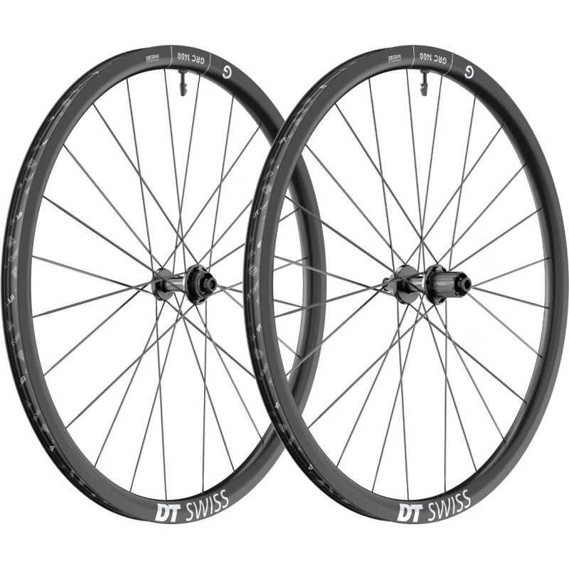 DT Swiss GRC 1400 DICUT DISC 30mm - Paire de Roues carbone GRAVEL freinage Disc Center lock CL | Planetecycle