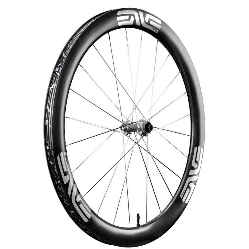 ENVE SES 4.5 PRO stickers blancs - Roue avant Tubeless carbone freinage Disc Center lock CL | Planetecycle