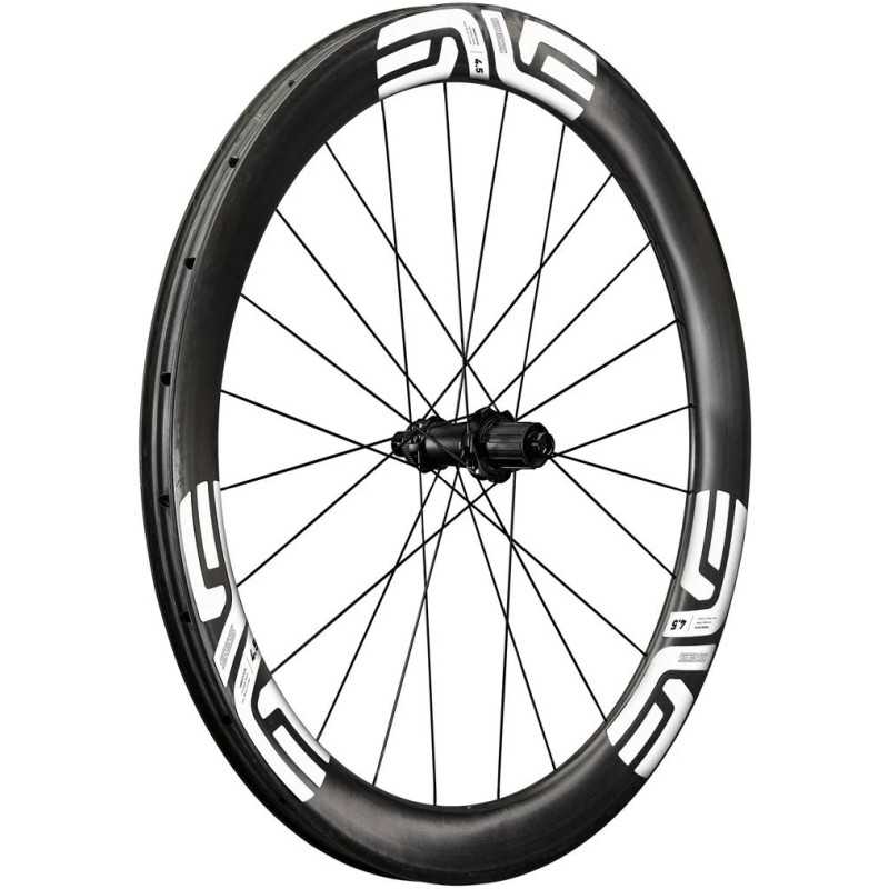 ENVE SES 4.5 stickers blancs - Roue arriere Tubeless carbone freinage Disc Center lock CL | Planetecycle