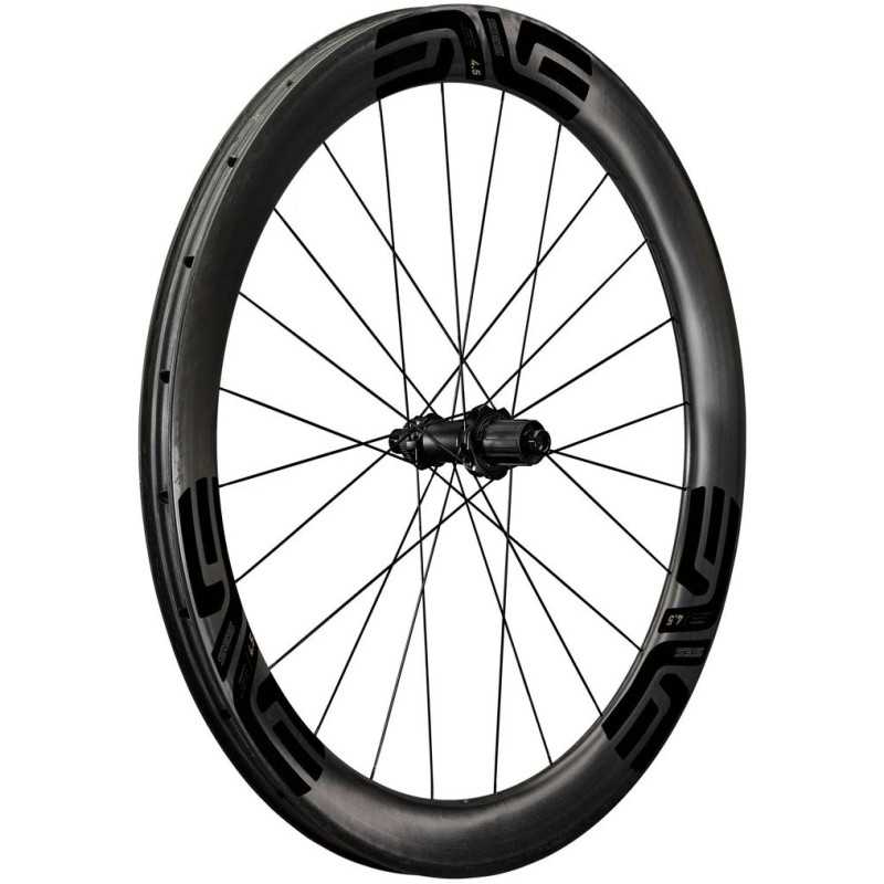 ENVE SES 4.5 stickers noirs - Roue arriere Tubeless carbone freinage Disc Center lock CL | Planetecycle