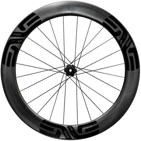 ENVE SES 6.7 stickers noirs - Roue arriere Tubeless carbone freinage Disc Center lock CL | Planetecycle