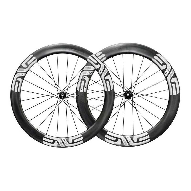 ENVE SES 6.7 stickers blancs - Paire de Roues carbone freinage Disc Center lock CL | Planetecycle