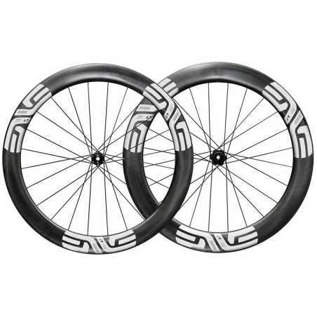 ENVE SES 6.7 stickers blancs - Paire de Roues carbone freinage Disc Center lock CL | Planetecycle