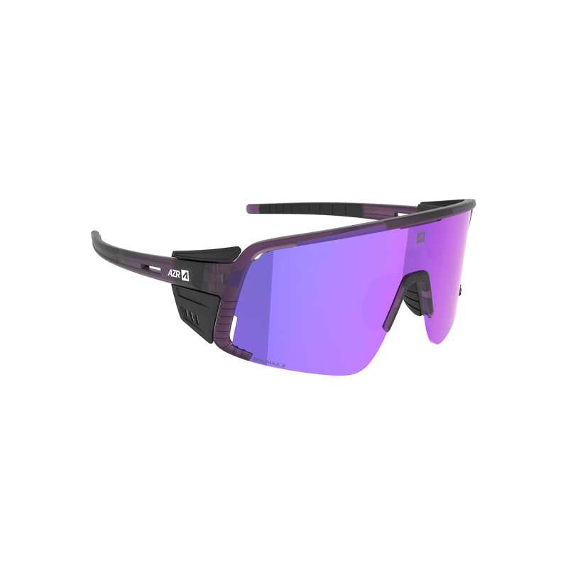 Lunettes Solaires AZR ESCAPE RX VIOLETTE MATTE / ECRAN HYDROHOBE VIOLET MUTLICOUCHE / CAT 3 | Planetecycle
