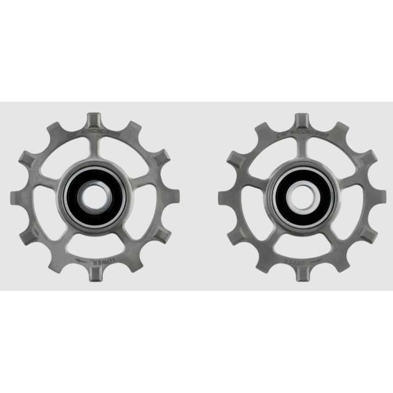 CERAMICSPEED Pulley Wheels SRAM 12v AXS - Galets de derailleur pour SRAM 12v AXS - Titanium Coated | Planetecycle