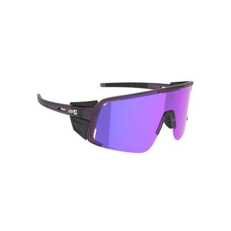 Lunettes Solaires AZR ESCAPE RX VIOLETTE MATTE / ECRAN HYDROHOBE VIOLET MUTLICOUCHE / CAT 4 | Planetecycle