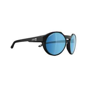 Lunettes Solaires AZR KROMIC ECRIN NOIRE MATE / ECRAN HYDROPHOBE IRISE BLEU PHOTOCHROMIQUE / CAT 2