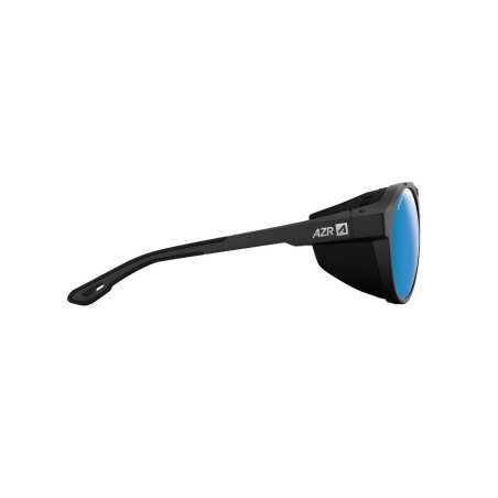Lunettes Solaires AZR KROMIC ECRIN NOIRE MATE / ECRAN HYDROPHOBE IRISE BLEU PHOTOCHROMIQUE / CAT 2 | Planetecycle