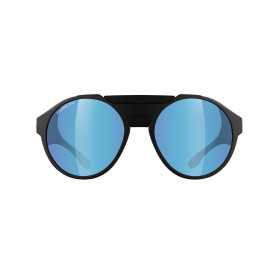 Lunettes Solaires AZR KROMIC ECRIN NOIRE MATE / ECRAN HYDROPHOBE IRISE BLEU PHOTOCHROMIQUE / CAT 2