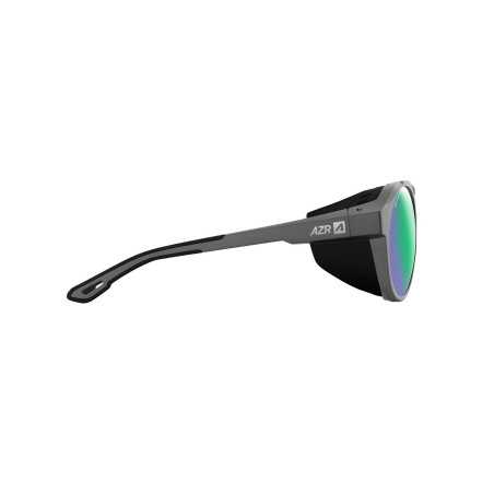 Lunettes Solaires AZR ECRIN GRISE BLEUE MATE / ECRAN VERT MULTICOUCHE / CAT 3 | Planetecycle