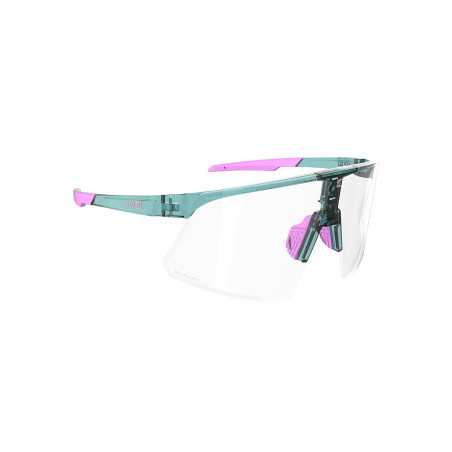 Lunettes Solaires AZR VISION RX MAGNETIQUE TURQUOISE CRYSTAL VERNIE / ECRAN HYDROHOBE ROSE MUTLICOUCHE + 1 ECRAN INCOLORE / CAT | Planetecycle