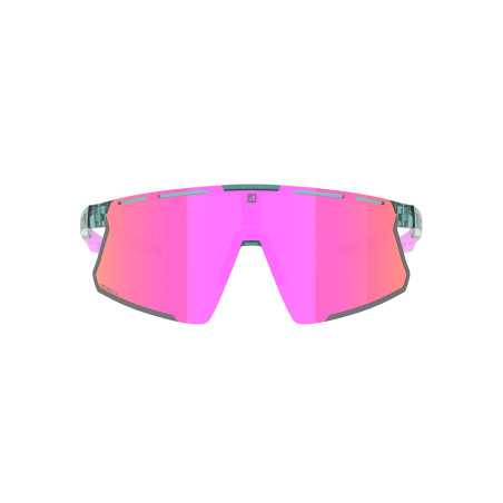 Lunettes Solaires AZR VISION RX MAGNETIQUE TURQUOISE CRYSTAL VERNIE / ECRAN HYDROHOBE ROSE MUTLICOUCHE + 1 ECRAN INCOLORE / CAT | Planetecycle