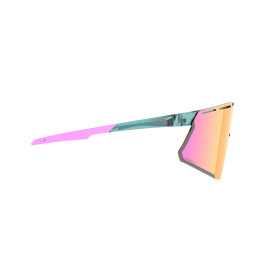 Lunettes Solaires AZR VISION RX MAGNETIQUE TURQUOISE CRYSTAL VERNIE / ECRAN HYDROHOBE ROSE MUTLICOUCHE + 1 ECRAN INCOLORE / CAT