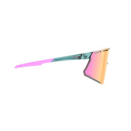 Lunettes Solaires AZR VISION RX MAGNETIQUE TURQUOISE CRYSTAL VERNIE / ECRAN HYDROHOBE ROSE MUTLICOUCHE + 1 ECRAN INCOLORE / CAT | Planetecycle