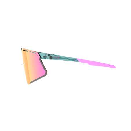 Lunettes Solaires AZR VISION RX MAGNETIQUE TURQUOISE CRYSTAL VERNIE / ECRAN HYDROHOBE ROSE MUTLICOUCHE + 1 ECRAN INCOLORE / CAT | Planetecycle