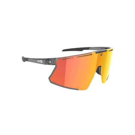 Lunettes Solaires AZR VISION RX MAGNETIQUE NOIRE CRYSTAL VERNIE / ECRAN HYDROHOBE ROUGE MUTLICOUCHE + 1 ECRAN INCOLORE / CAT 3 | Planetecycle