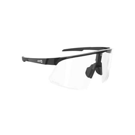 Lunettes Solaires AZR VISION RX MAGNETIQUE NOIRE VERNIE / ECRAN HYDROHOBE BLEU MUTLICOUCHE + 1 ECRAN INCOLORE / CAT 3 | Planetecycle