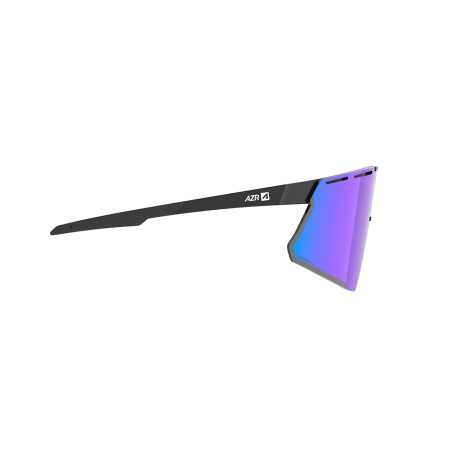 Lunettes Solaires AZR VISION RX MAGNETIQUE NOIRE VERNIE / ECRAN HYDROHOBE BLEU MUTLICOUCHE + 1 ECRAN INCOLORE / CAT 3 | Planetecycle