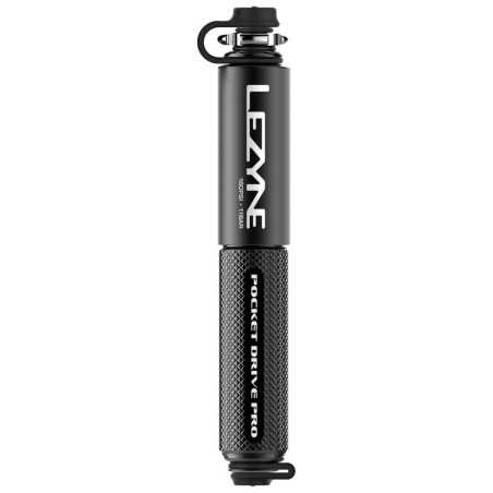 POMPE A MAIN HV LEZYNE POCKET DRIVE PRO - Matt Black | Planetecycle