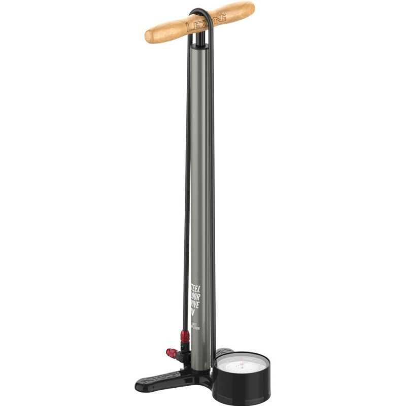 POMPE A PIED HV LEZYNE STEEL FLOOR DRIVE 3.5 - Black | Planetecycle