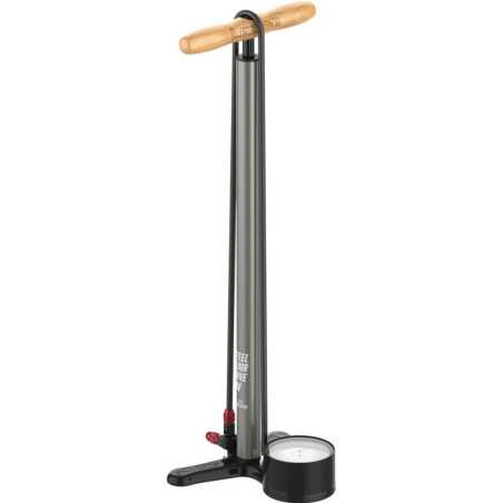 POMPE A PIED HV LEZYNE STEEL FLOOR DRIVE 3.5 - Black | Planetecycle