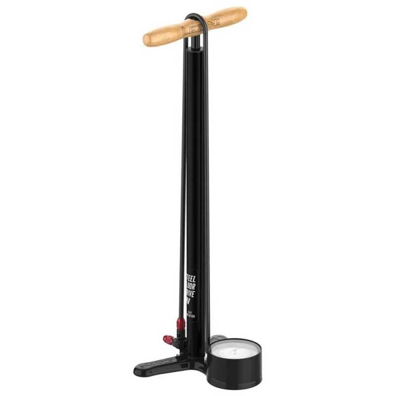 POMPE A PIED HV LEZYNE STEEL FLOOR DRIVE 3.5 - BlackXL | Planetecycle